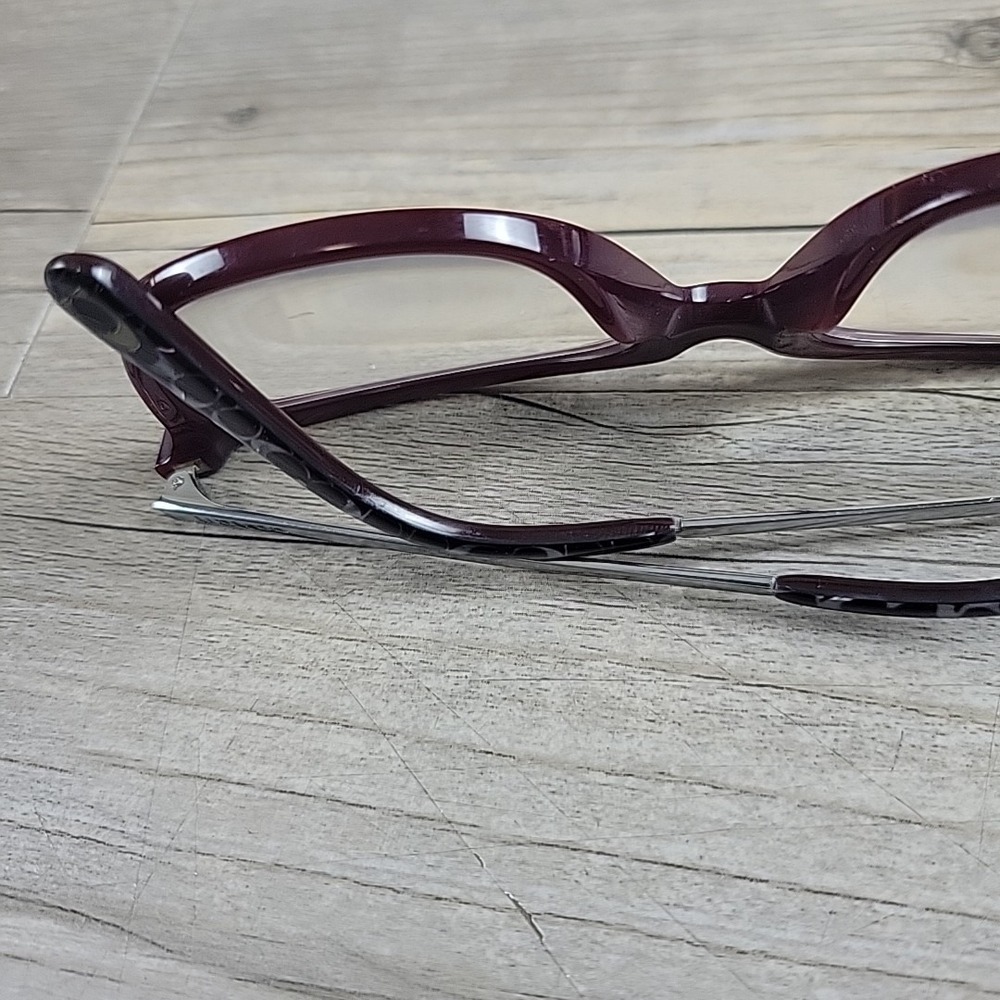 Coach Eyeglasses HC6124 5509 Solid Oxblood Metal Size 53-17-140 FRAMES ONLY - Picture 14 of 14